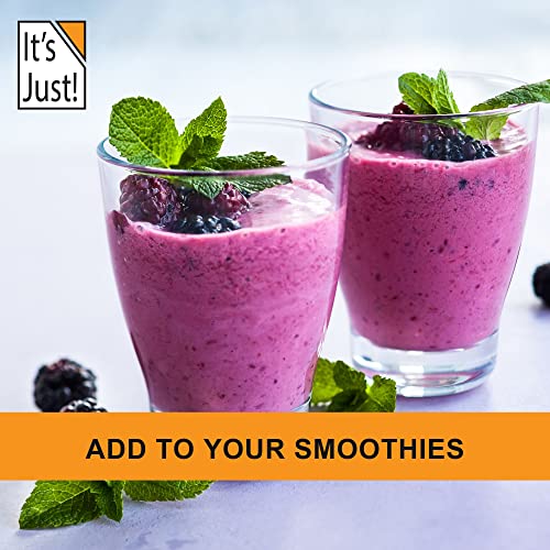 It's Just! Vitamin C Powder, 100 Pure Ascorbic Acid, Food Grade, Immune Support, Homemade