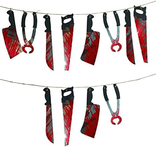 Holloween Prop Horrible Bloody Fake Knife Trick Toy 12 in 1 Pack