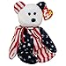 Ty Beanie Babies Spangle the bear (white head version)