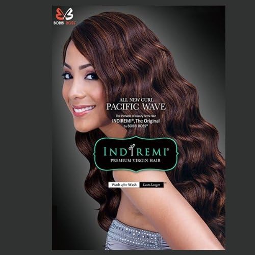 BOBBI BOSS IndiRemi Virgin Remi Hair Weave โ PACIFIC WAVE (18, 4)