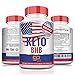 Keto BHB - Exogenous Ketones - Carb-Free Energy Booster, Fuels Ketosis, Boosts Metabolism and Low Carb Diet Support for Healthy Weight Loss - 60 Capsules
