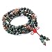 Yosoo Tibetan Buddhist India Agate Prayer Beads Mala Bless Bracelet Necklace Mala 108
