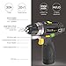Cordless Drill, TECCPO 12V MAX Drill, Compact Drill set with 2Pcs 2000mAh Batteries, 2-Speed, 20+1 Torque Setting, Fast Charger, 265In-lbs Torque, 3/8 Chuck, 29pcs Accessories - TDCD01P