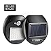 MIUO 2 Pack Solar Motion Sensor Light 30 LED 300lm Solar Security Light Outdoor Wireless Waterproof for Porch Patio Brick Wall Backyard Farm Garage