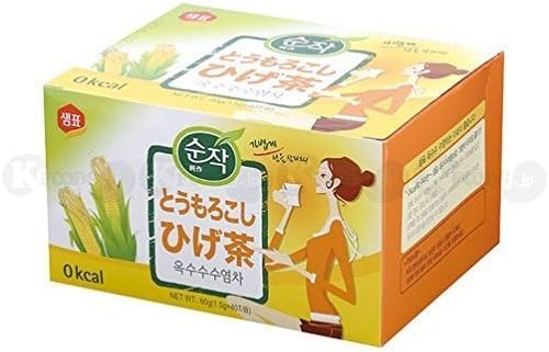 Amazon 1867 センピョ とうもろこしひげ茶 ティーバッグ 1箱 1 5g 40個 韓国産 並行輸入品 泉標 純作 コーン 茶 通販