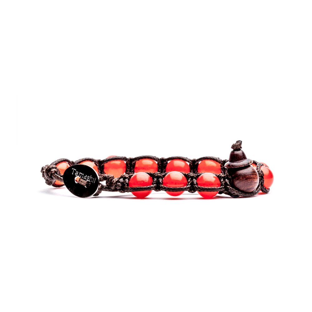 Original bracelet Tibetan Tamashii natural stones AGATE FIRE - FIRE
