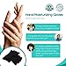 Large Moisturizing Gloves Men & Women- Reusable Black Touch Screen Moisturizing Gloves