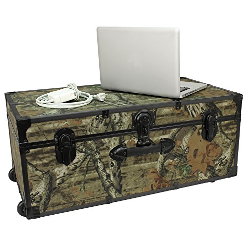 Seward Trunk Mossy Oak 30-Inch Stackable Storage Locker with Wheels, Camo, One Size - Thumbnail 3
