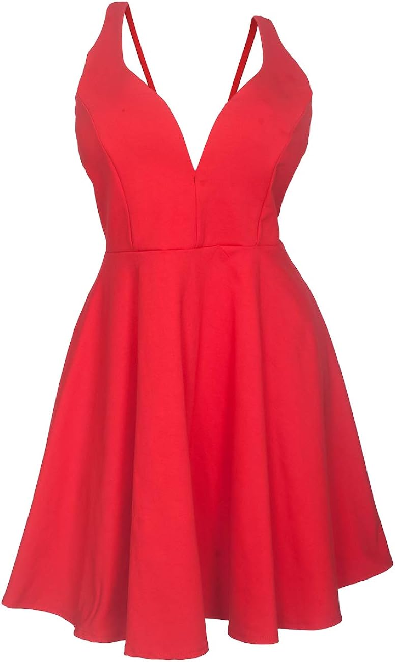 red and black plus size dress