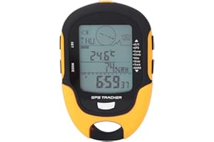 GPS Navigation Receiver Handheld USB Rechargeable Digital Altimeter Barometer for Night Outdoor Activities
