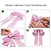 WILLBOND 12 Piece Glitter Christmas Bows - 9.84 x 7.87 Inches Large Bows for Christmas Party Decoration