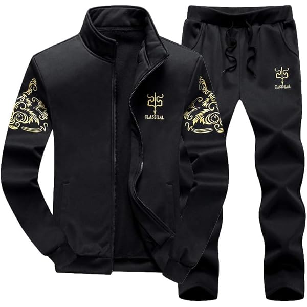 xzbailisha Men's 2 Two Piece Outfits Casual Track Suit