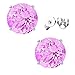 Cubic Zirconia Stud Earrings In Pink Simulated Diamond