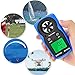 Wind Speed Meter - BT-817A Handheld Anemometer Digital Gauge Thermometer Air Velocity & Temperature Measurement for Windsurfing Shooting Sailing Pocket Weather Station