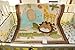 Wowelife Safari Nursery Bedding Upgraded Jungle Crib Bedding Set 7 Piece Lion and Elephant Baby Sets with Bumpers(Brown-7 Piece)