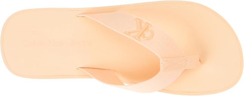 Damen Flip Flops Flatform Flipflop Jelly mit Plateau, elfenbein (Peach Dream), 39