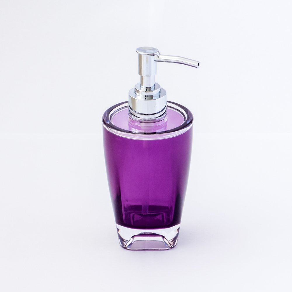 JustNile Essential Plastic Soap (Pump) Dispenser Translucent Purple eBay