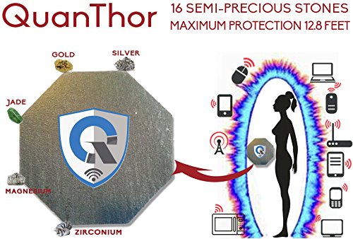 10 in 1 EMF Protection Tesla Technology Personal Energy Device. Geopathic Stress Zone Protection no matter where you are.GOLD International AWARD as Anti Radiation Shield, Blocker (2.75 INCH XPocket)