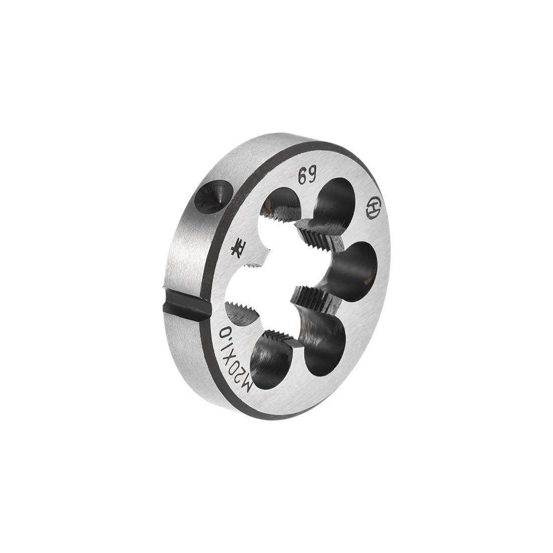 sourcing map M20 X 1 Metric Round Die, Machine Thread Left Hand Threading Die, Alloy Tool Steel Screw Thread Cutting Die