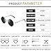 Joopin Round Sunglasses Circle Hippie Sun Glasses Polarized UV400 Trendy Teashade Circular Shades for Women Men Halloween Costume (Silver Black)