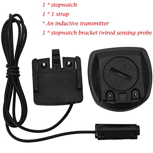 Bike Odometer and Speedometer Cycling Bycicle Cycle Computers with Backlight LCD Display