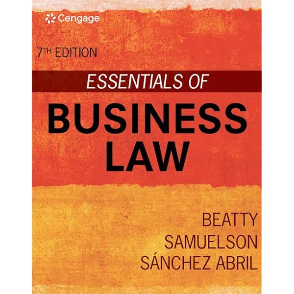 The Legal Environment of Business 第14版 6468d5c3e24c32ab5c8eb04eb51bb4
