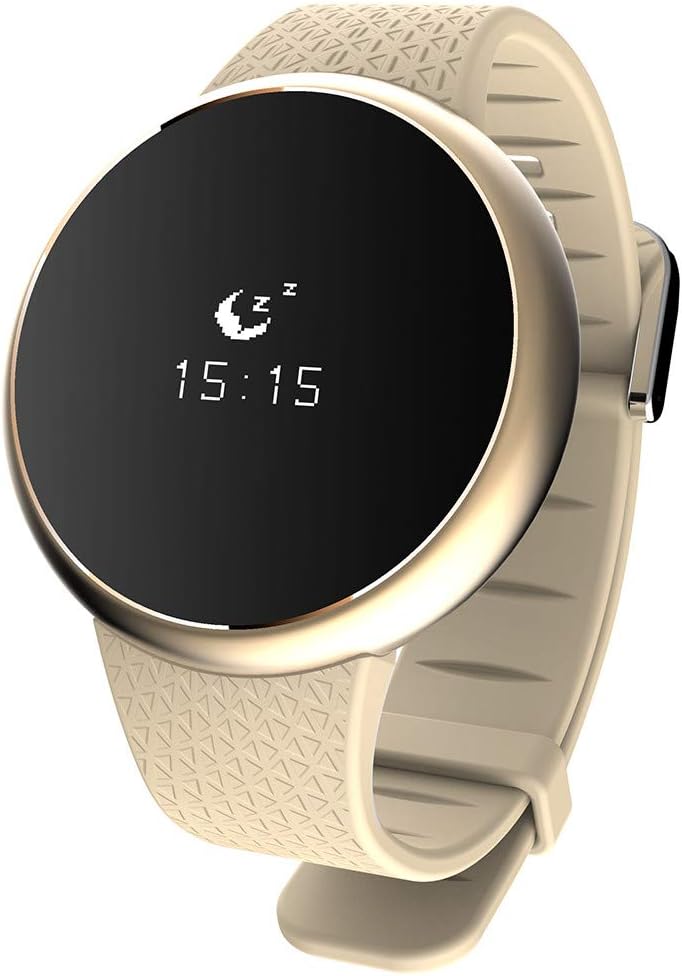 HHmei Smart Watch Sports Fitness Activity Heart Rate Tracker Blood Pressure Watch IP67 Smart Watch A98 (Gold)