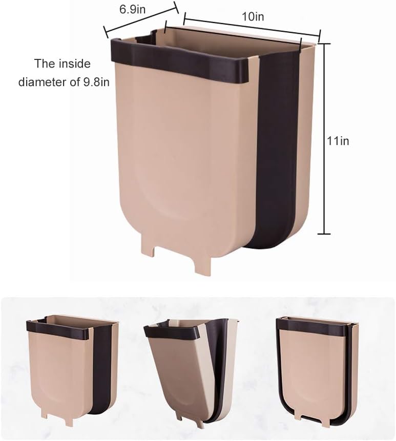 Mekta Kitchen Hanging Shape Waste Bin Wall Mounted Kitchen Hanging