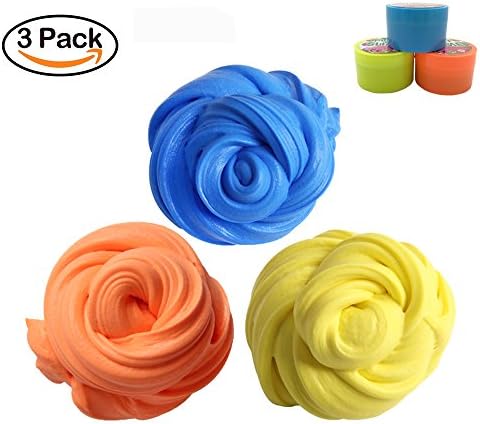 Easter Basket Stuffers, Sludge Toys Scented Instagram Super Fun Putty Stuff Novelty Stress Relief Toys for Kids 3 Pack Prime