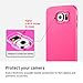 Technext020 Galaxy S6 Pink Case, Silicone Protective Back Cover Slim Fit Samsung Galaxy Bumper