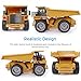 RC Dump Truck,Full Functional Remote Control Construction Vehicle Dump Truck Toy with Lights & Sounds for Kids
