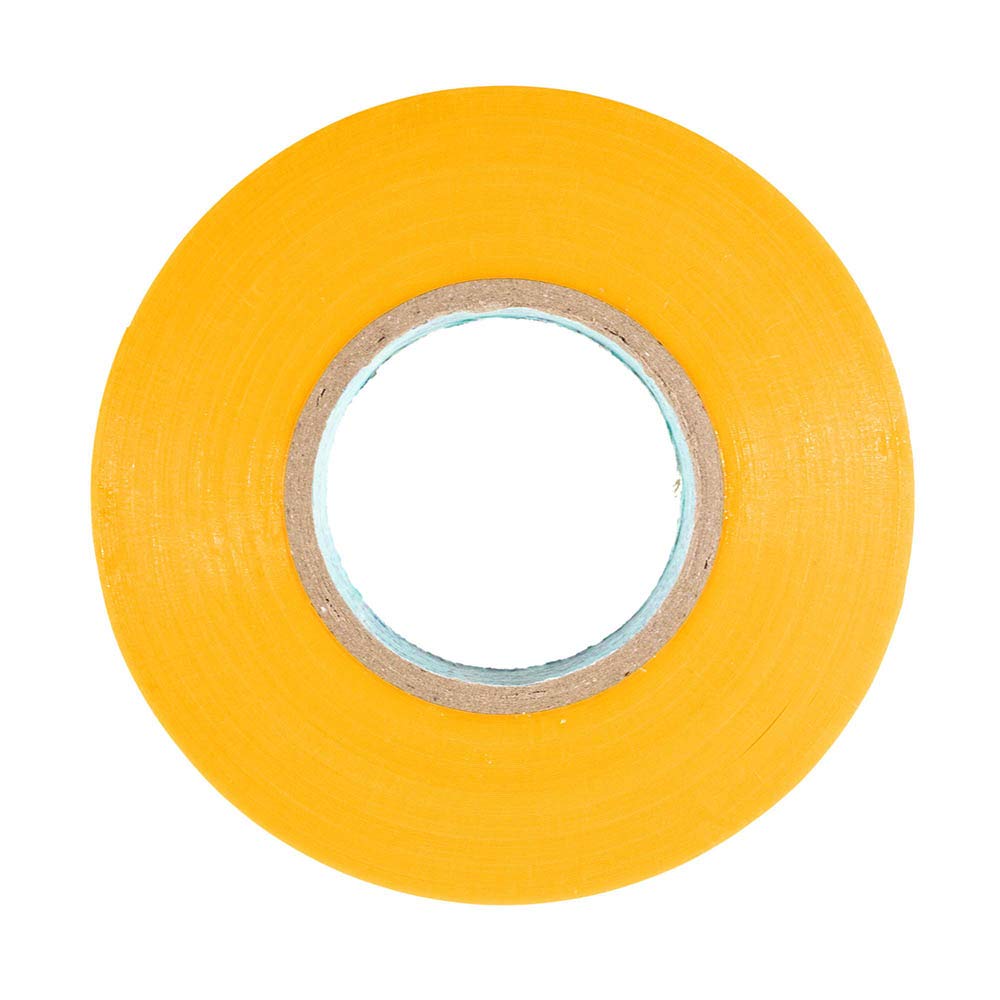 GOLBERG G Yellow, Colored Electrical Tape Athletic Equipment - Hockey Sticks, Sports Handles, Softball Bats - PVC Vinyl Plastic (3/4 Inch x 66 Feet)