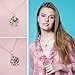 JewelryPalace Flower Multicolor 3.1ct Natural Amethyst Garnet Peridot Citrine Blue Topaz Pendant Necklace 925 Sterling Silver 18