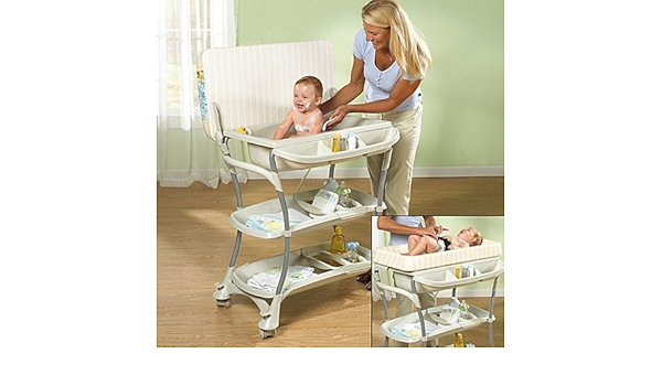 primo euro spa baby bath tub and changing table