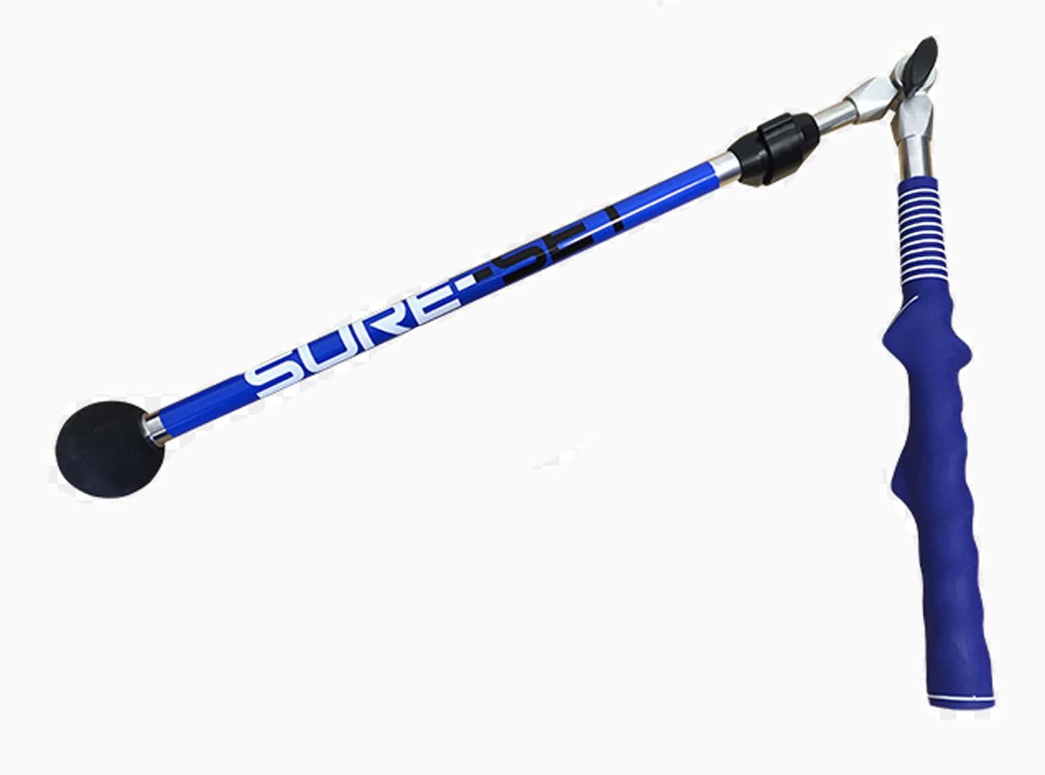 Sure-Set Golf Swing Trainer Hilfe (Rechtshänder) Verstellbare, tragbare Golf Trainingshilfe zur Verbesserung von Scharnier, Unterarmdrehung,Leichter, langlebiger Golftrainer mit ergonomischem Griff