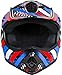Fuel Helmets SH-ORJ016 Youth Off-Road Helmet, Multicolor, Large