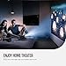 HD Projector, ABOX LED Mini Portable HDMI Projector, 1920 x 1080p Supported, HDMI/VGA/Micro SD/AV/USB, Laptop/TV Box/Phone/PS4 for Home Theater Entertainment