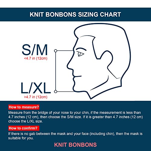 image for Knit BonBons Outdoor Snorkel Mask 180° Panoramic Full Face View with 