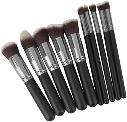 NAKEDPLUS Phenovo Makeup Brushes Set Tool Pro Foundation Eyeliner Eyeshadow (Black)