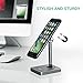 UGREEN Magnetic Desk Phone Mount Tabletop Stand Cell Phone Holder Compatible for iPhone X 8 Plus 7 6S 6 5, Google Pixel, Samsung Galaxy S9 Plus S8 S7 Edge S6 Smartphone (Gray)