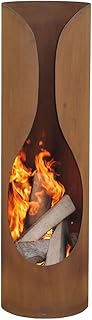 Masaya Gartenkamin Ø36x122 cm. Corten