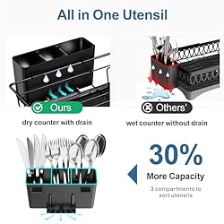 GSlife 2 in Set of Dish Drying Rack and Sink Caddy