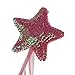 Bilipala Fairy Princess Magic Wand, Star Wands, Kids Magic Wand, 2 Counting, Pink and Blue