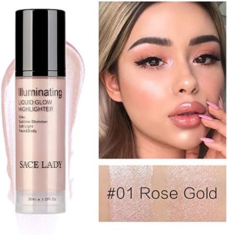 Makeup ter Cream For Face And Body Shimmer Make Up Brighten Cosmetic 01 Rose Gold