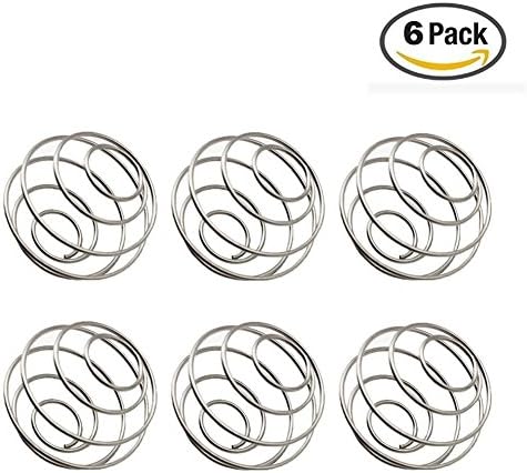 Twinsisi 6Pack Stainless Blender Mixing Wire Whisk Ball, Blender Ball Replacement For Shaker Cup (large)