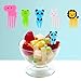 AIEX Cute Bento Decoration Box, Animals Food Picks and Forks Baby Food Picks Fruit Picks for Kids (Pack of 10)