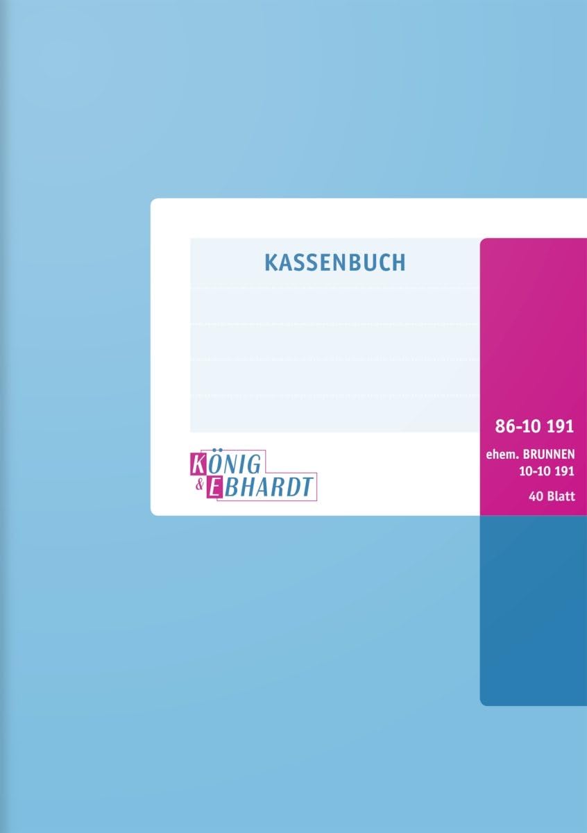 König & Ebhardt 8610191 Business Book A5 Revenue/Expenses 80 g/m2 40 Sheets Wire Binding