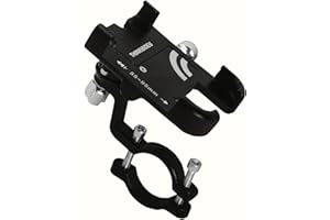 ThinkRider The Ultimate MTB Phone Mount Stand: 360° Rotatable Aluminum Adjustable Non-Slip Cycling Bracket