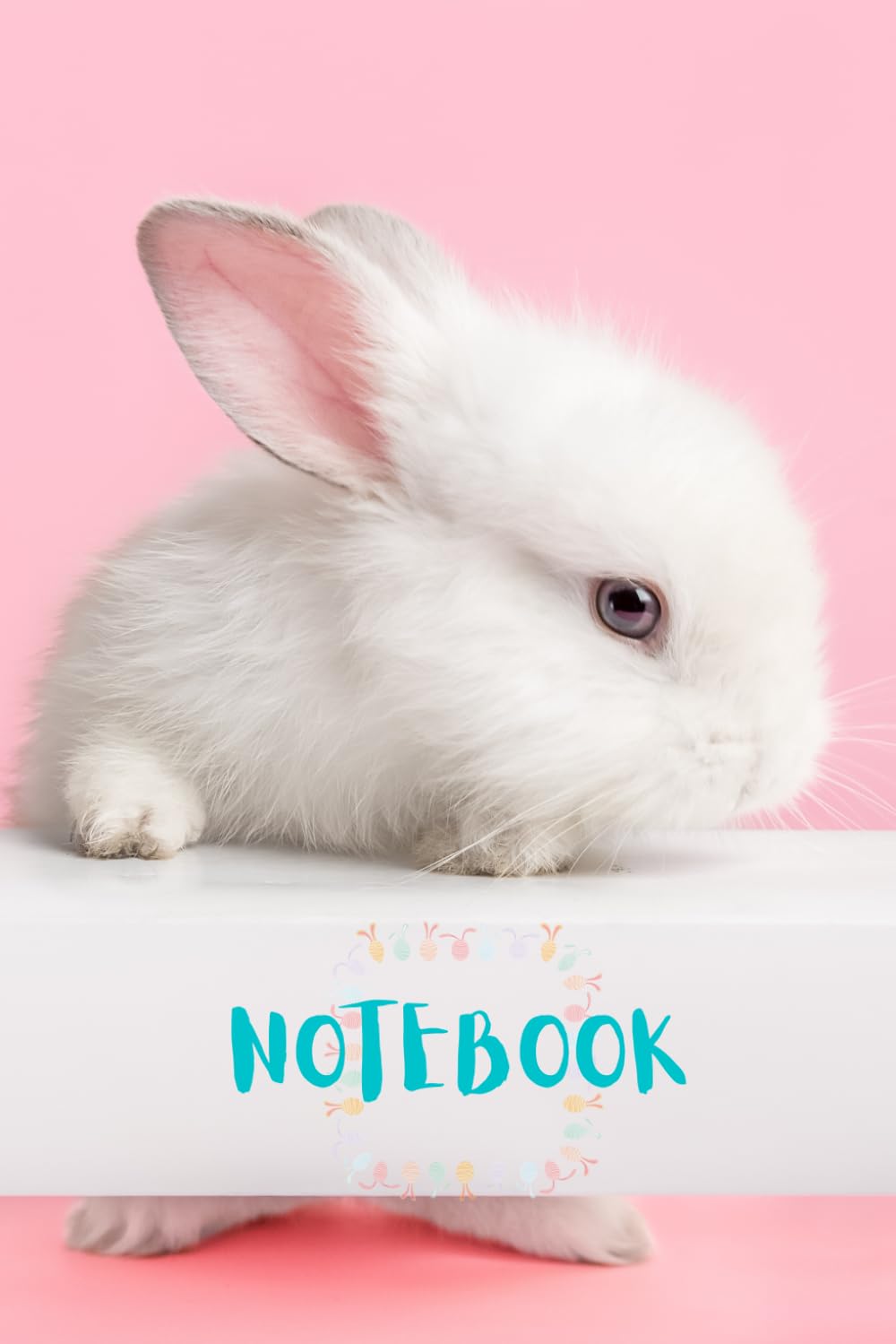 Easter Bunny Notebook for Kids: Blank College Ruled Lined Page Journal