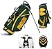 Team Golf NFL Green Bay Packers Fairway Golf Stand Bag, Lightweight, 14-way Top, Spring Action Stand, Insulated Cooler Pocket, Padded Strap, Umbrella Holder & Removable Rain Hood